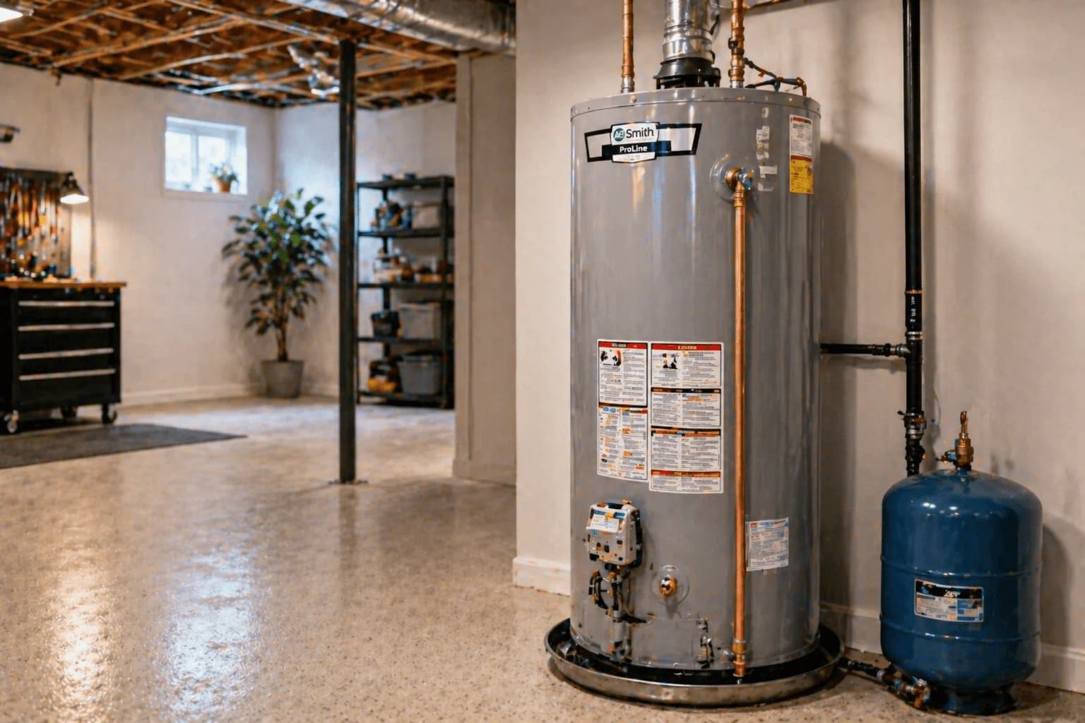 Tank and tankless water heaters professionally installed by Trident HVAC across KWC Region